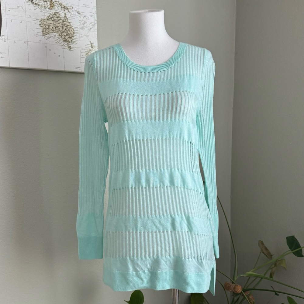 NWOT Halogen Open Knit Sweater